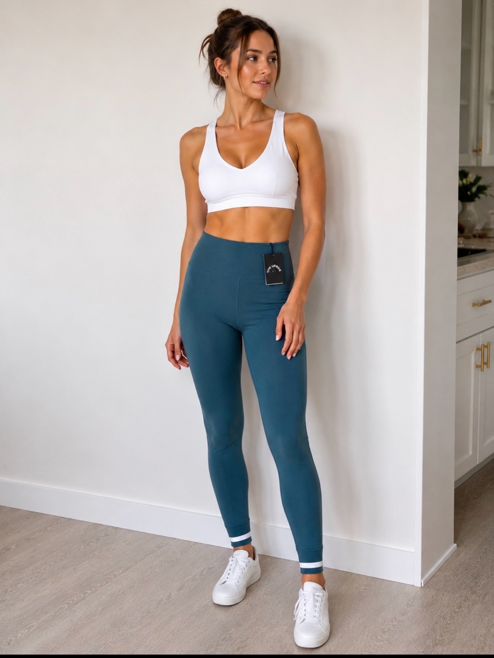The‎ Upside Teal High-Waist Performance Leggings